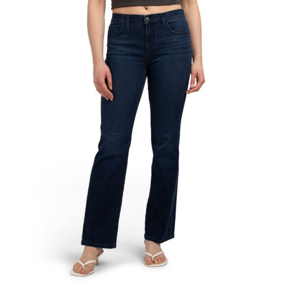 JOE'S Dark Wash Petite Mid Rise Bootcut Jeans